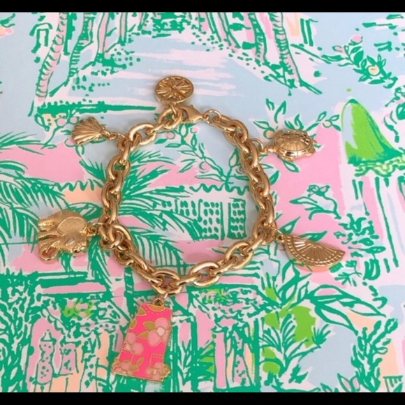 Lily Pulitzer Charm Bracelet - Picture 1 of 9